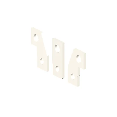 Conexiones de riel extendidas con desplazamiento ZB2 400/4 (1 juego = 4 piezas)