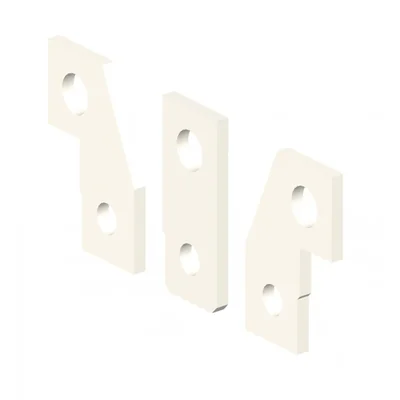 Conexiones de riel extendidas ZB2S 250/3 (1 juego = 3 piezas)