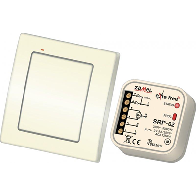 Conjunto de control inalámbrico TIPO: RZB-03 (RNK-02+SRP-02)