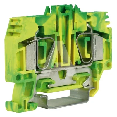 Connecteur à ressort HTE.6 6 mm², PE jaune-vert
