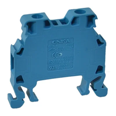 Connecteur à vis universel ONKA MRK 4 mm² bleu