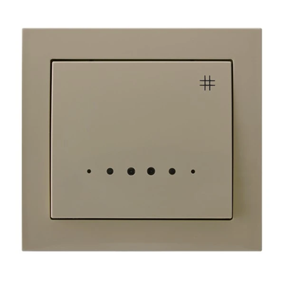 Connecteur croisé KIER avec rétroéclairage beige