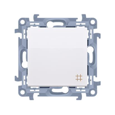 Connecteur croisé (module) 10AX 230V blanc