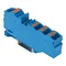 Connecteur de branchement avec boutons 1 x 16 mm² / 6 x 4 mm² ; bleu