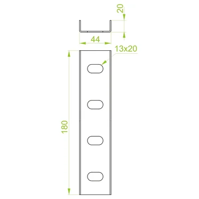 Connecteur de canal, LC40H20