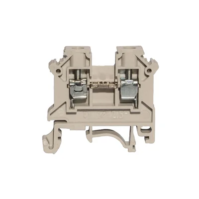 Connecteur de rail fileté, série NEW, 2,5 mm2, TS 32.35, 1 voie, 50 pcs.