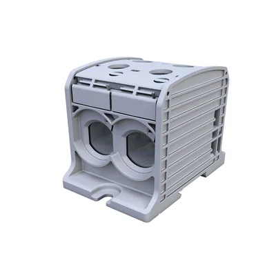 Connecteur de rail fileté STB 185-2 Al/Cu 87820 SIMBLOCK gris
