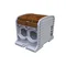 Connecteur de rail fileté STB 185-2 Al/Cu 87820 SIMBLOCK marron