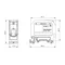 Connecteur de rail fileté STB 35 Al/Cu 87210 SIMBLOCK bleu
