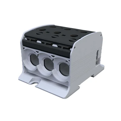 Connecteur de rail fileté STB 95-3 Al/Cu 87560 SIMBLOCK noir