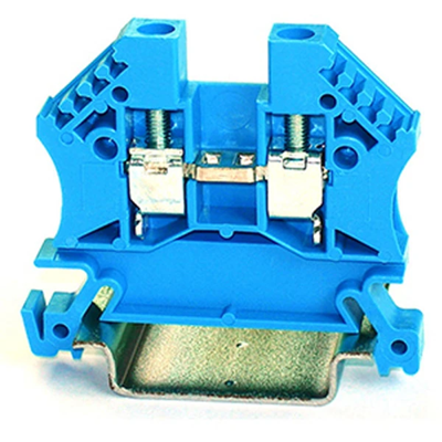 Connecteur de rail fileté ZSG (ZUG) 10mm2 bleu