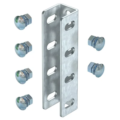 Connecteur de suspension en forme de U VUS de 1,5 m avec vis plates rondes