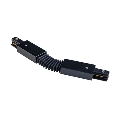 Connecteur flexible pour jeu de barres 1F Zumaline, noir