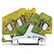 Connecteur PE 3 fils 4mm² jaune-vert