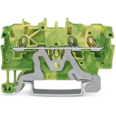 Connecteur PE à 3 fils, section 1 mm², jaune-vert