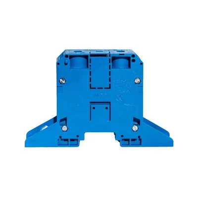 Connecteur rail fileté 70mm² TS-35 1 voie bleu 5pcs
