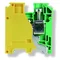 Connecteur rail fileté de protection 35.0mm² TS-35 jaune-vert 4pcs