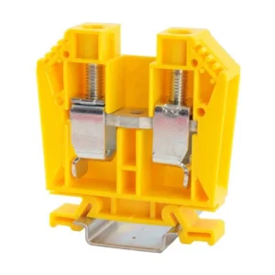 Connecteur rail fileté ZSG ( ZUG ) 35/50mm2 jaune-vert