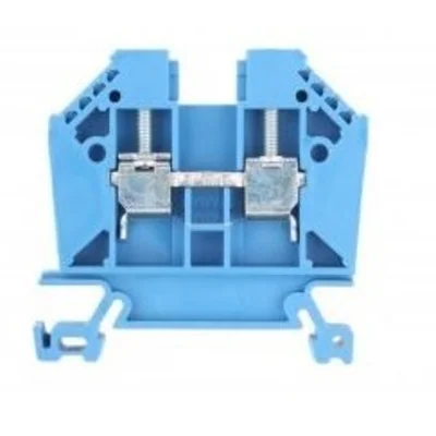 Connecteur rail fileté ZSG ( ZUG ) 6, 0mm2 bleu