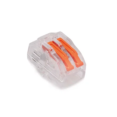 Connecteur rapide pour cordes et câbles ZU-402 transparent/orange