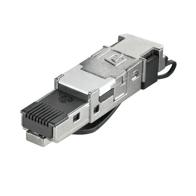 Connecteur réseau modulaire IE-PS-RJ45-FH-BK, référence 1963600000