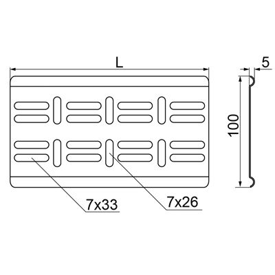 Connecting plate, BL/BLO300