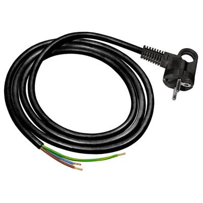 Connecting wire with grounding length: 5.0 mb rubber OWżo 3x1.5mm2 black