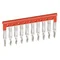 Connection bridge for 10 terminal blocks, width 6