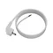 Connection cable with angled plug UniSCHUKO; 3x1.5; OMY żo; 3m; white