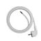Connection cable with angled plug UniSCHUKO; 3x1.5; OMY żo; 5m; white