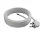 Connection cable with angled plug UniSCHUKO; 3x1.5; OMY żo; 5m; white