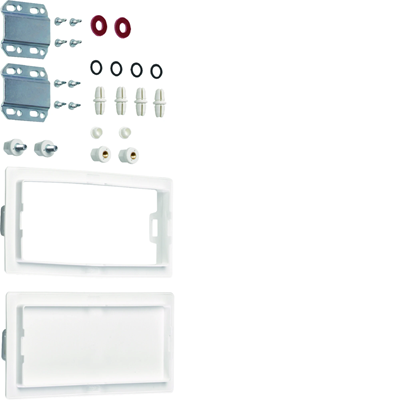 Connection kit for 2 pole cabinets. depth 160/205mm