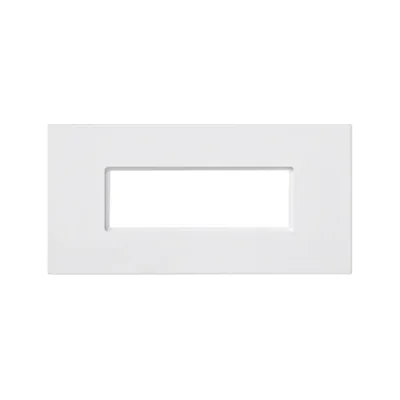 Connection plate K45 5-pole connector for GESIS connector pure white