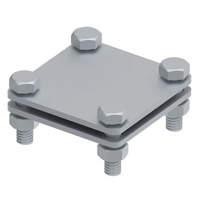 Connector for b40 tape, 4 screws, StZn