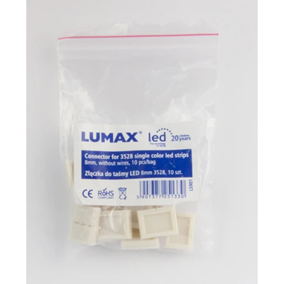 Connector for LED strip 3528 8mm 10 pieces