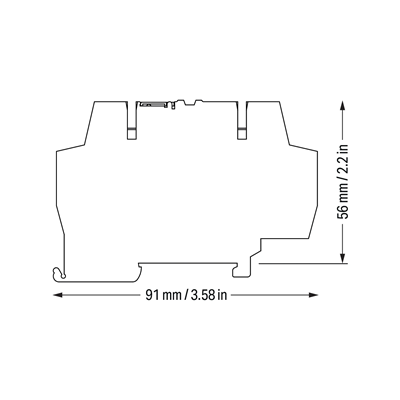 Connector with miniature relay 24V DC 1p