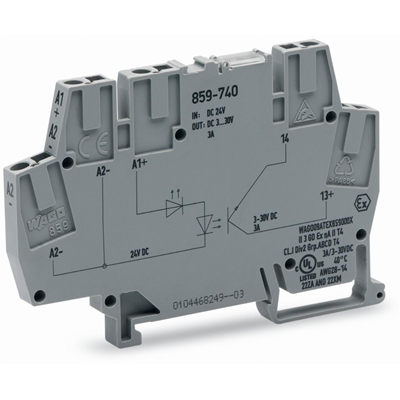 Connector with optocoupler 24VDC/3-30VDC/3A 10 pcs.