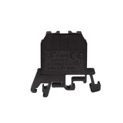 Connector ZUG-G2.5 black color 30pcs.