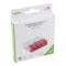Connectors for installation boxes 4x2.5mm² transparent-red