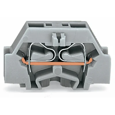 Connettore a 2 fili senza pulsanti, grigio 261-311
