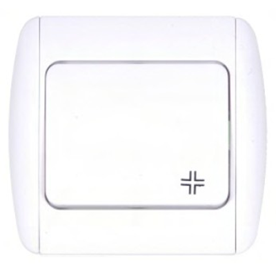 Connettore a croce bianco