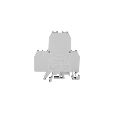 Connettore a due piani ZUG-G/21, grigio