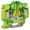 Connettore a molla HTE.6 6mm^2, PE giallo-verde