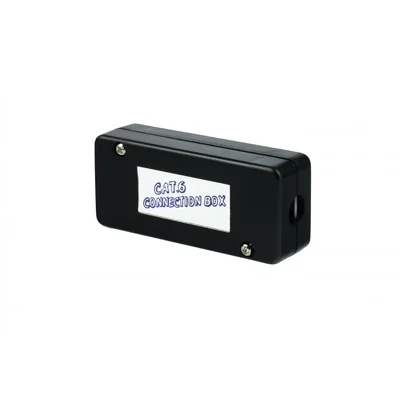 Connettore a montaggio superficiale per cavo UTP cat. 6, crimpato con un coltello da patch.