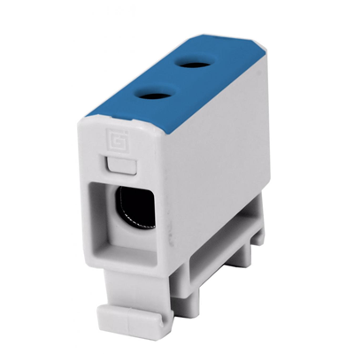 Connettore binario filettato AL/CU/ 2,5 - 35 mm2/ TS 35/ 1 binario, 2 fori. bloccaggio / VC05-0192