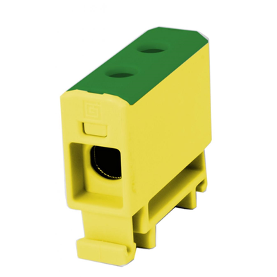 Connettore binario filettato AL/CU/ 2,5 - 35 mm2/ TS 35/ 1 binario, 2 fori. bloccaggio / VC05-0193