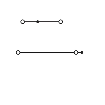 Connettore di installazione a doppio strato con foro di montaggio da 2,5 mm², grigio 2003-7642