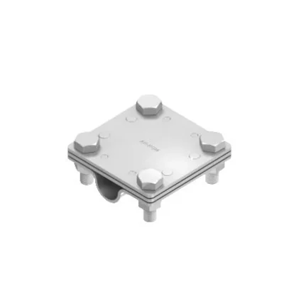 Connettore di terra, 3 piastre, larghezza cerchio 40 mm, diametro 20 mm, acciaio inossidabile