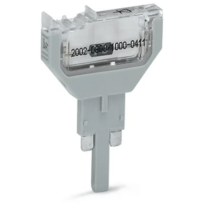 Connettore funzionale per basi a 2 pin, grigio 2002-800/1000-411