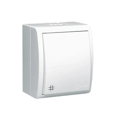 Connettore incrociato antispruzzo IP54 10A 250V morsetti a vite bianco